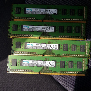 삼성 메모리 DDR3 12800U 4G 팔아요(수량)