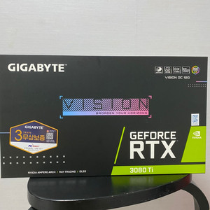 [미개봉]RTX3080TI 12GB 비전 팝니다.