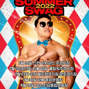 싸이 흠뻑쇼 서울 SR 가.구역 스탠딩 4연석 15일