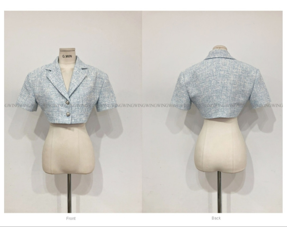지윈 GWIN 트위드셋트--5