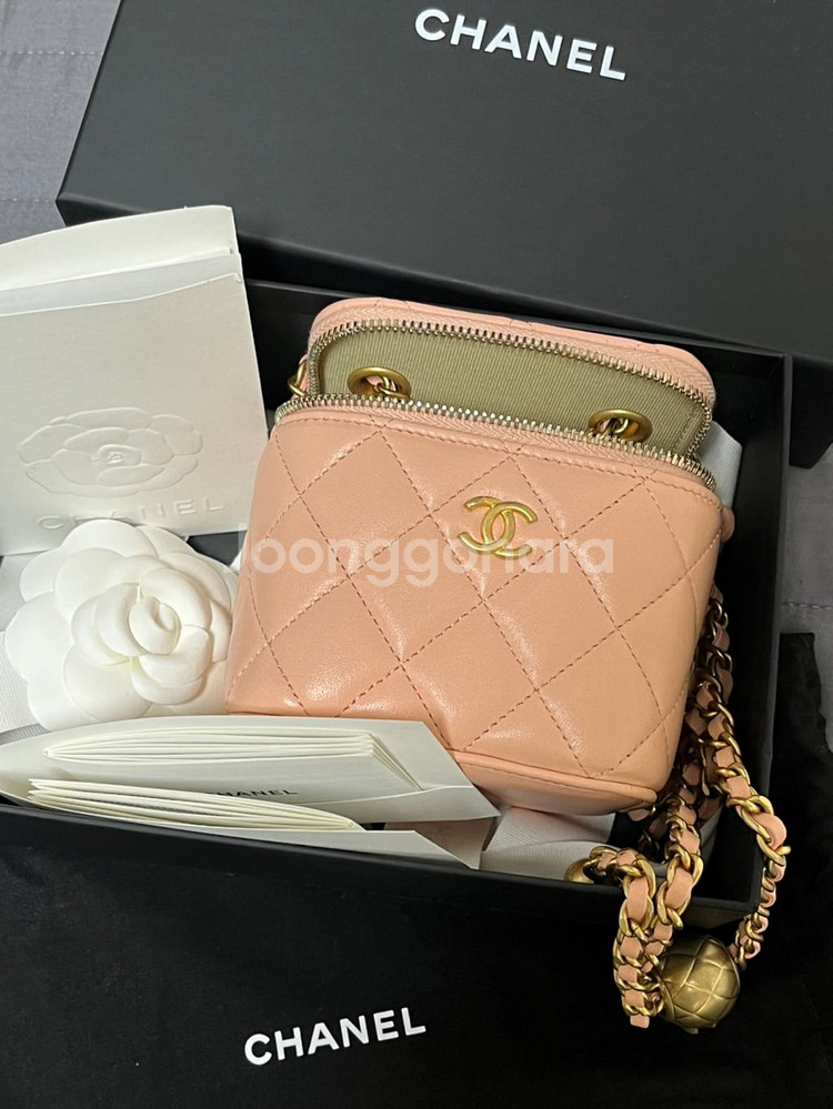 샤넬 골드볼 베니티--0