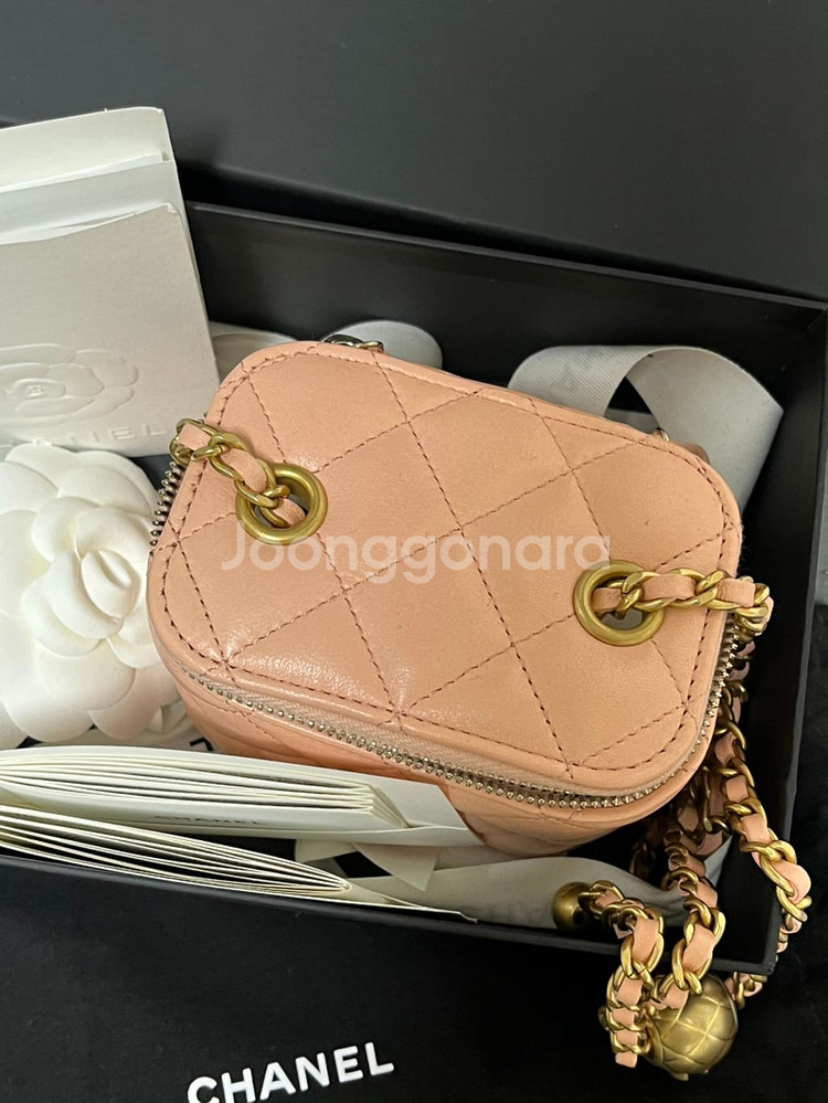 샤넬 골드볼 베니티--2