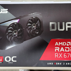 ASUS DUAL 라데온 RX 6700 XT O12G