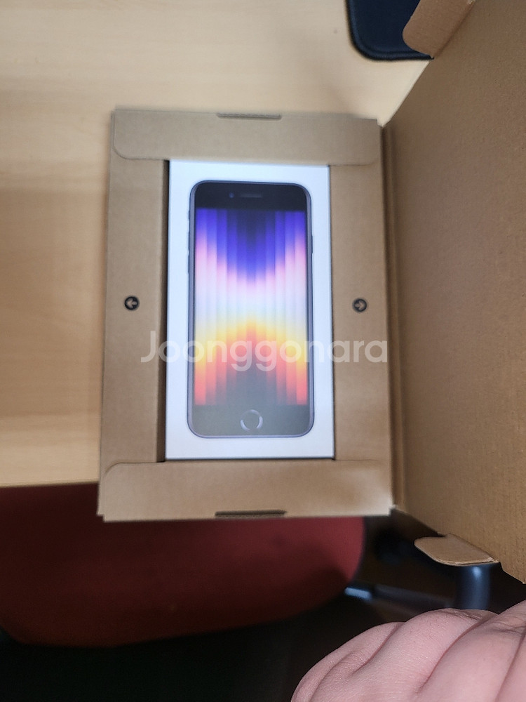 아이폰 SE 3 64 미개봉 미드나이트 애플공식구매--0