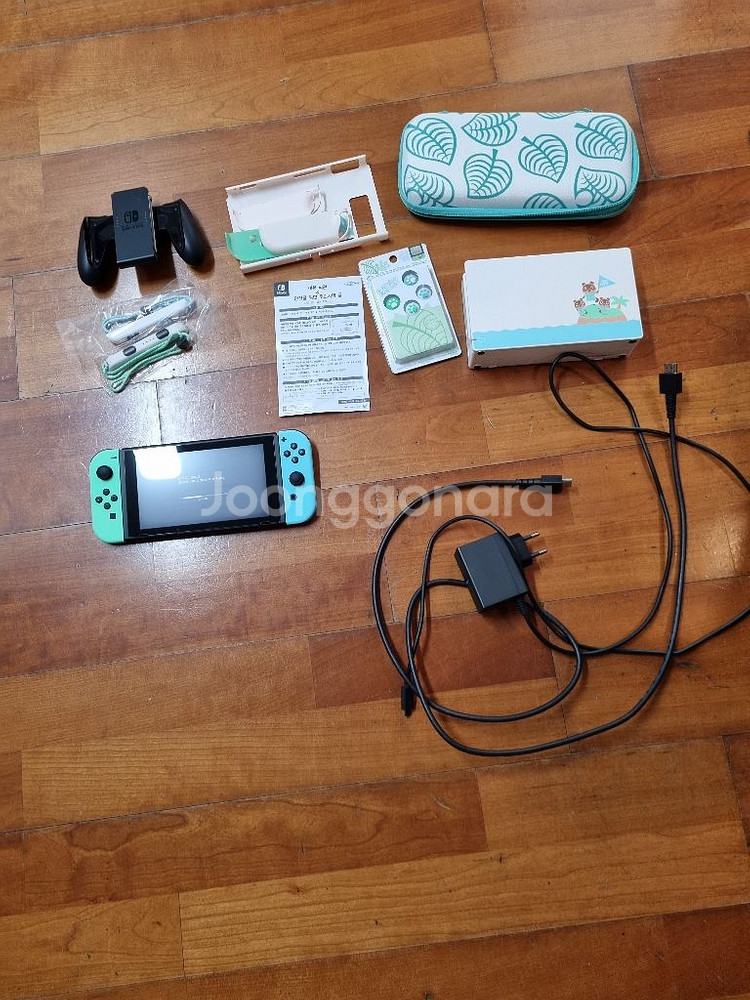닌텐도 스위치 동물의숲 에디션 젤다 카트 DLC 파우치--1