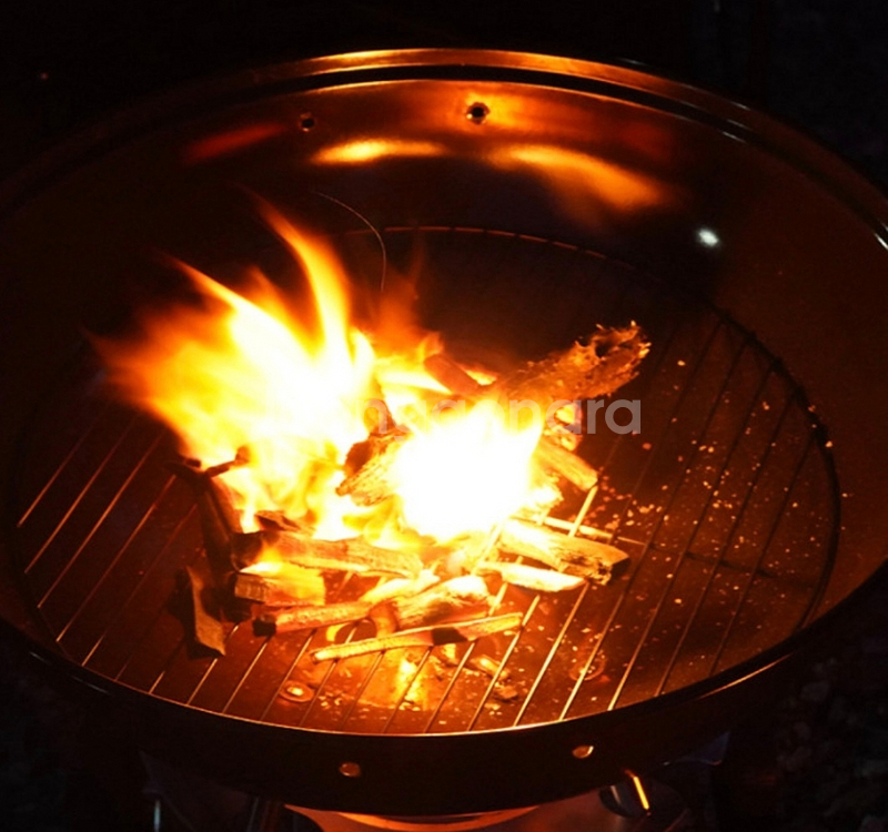 캠핑화로대 바베큐그릴 화롯대 훈제 숯불bbq--2