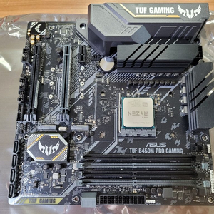 AMD5600x 정품CPU, 메인보드 ASUS B450