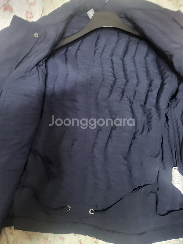 언어펙티드21fw 퀄팅블루종 네이비 팝니다--0