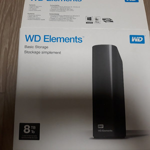 WD ELEMENTS 8T 팝니다 국내정품