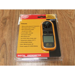 디지털 풍속 온도 측정기 아네모메타 G-308