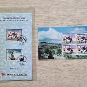 2002 월드컵 축구대회 유치기념 우표, 안내카드