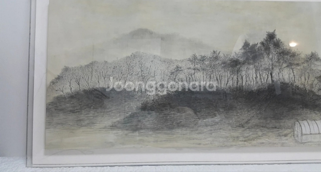 무제 박서령 명상 산수 시리즈 이전 초기 작품 수묵화--1
