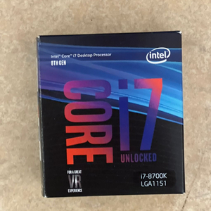 I7 8700k 팝니다