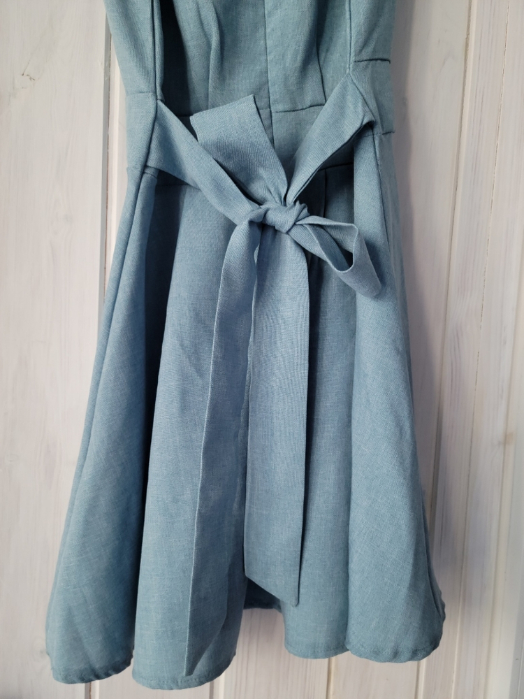 시원한 하늘색 원피스s--1