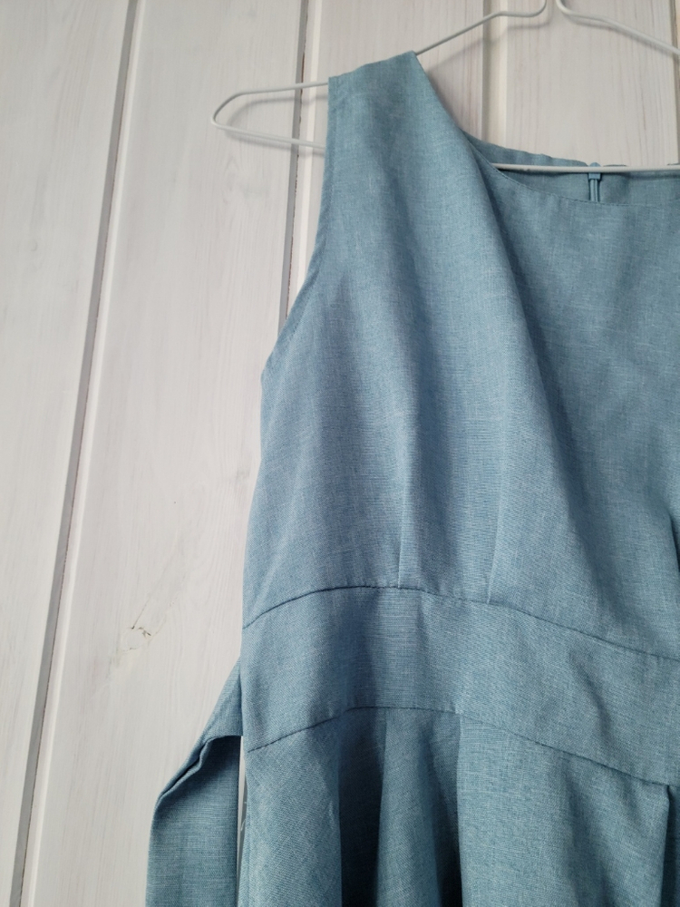 시원한 하늘색 원피스s--7