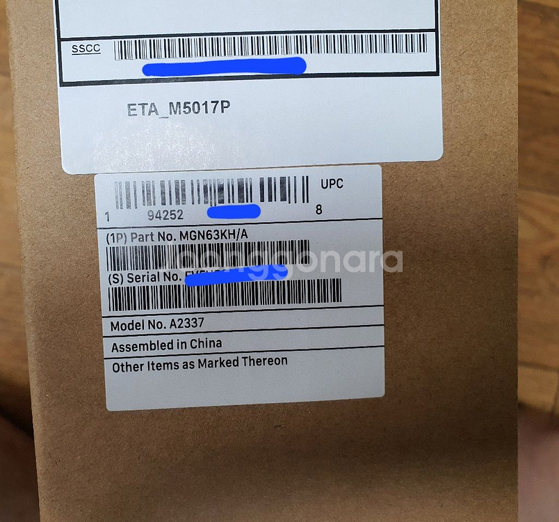 MGN63KH/A 미개봉 맥북에어M1 8GB 256GB--1