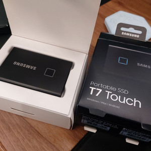 t7 touch 1테라 외장ssd + 파우치