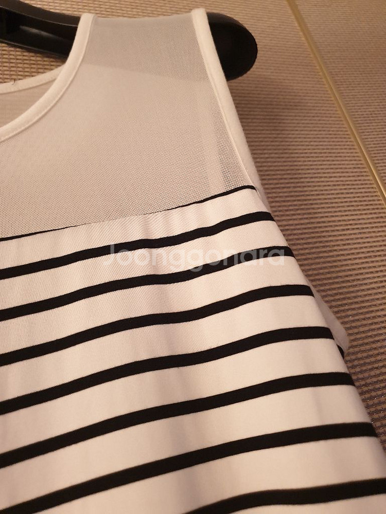 스판 매쉬원피스66--1