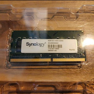 Synology 미사용 4GB ECC SOD DDR4