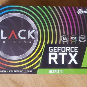 미개봉이엠텍 RTX 3070 Ti BLACK EDITI