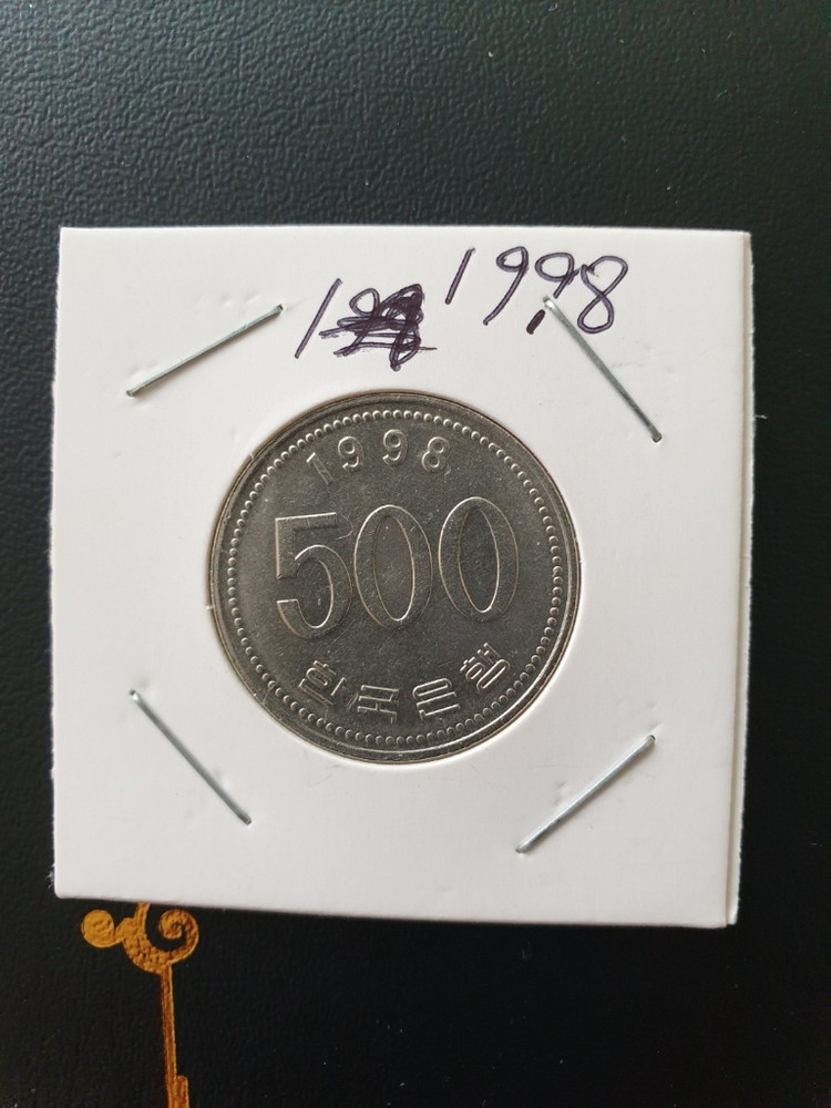 희귀년도 500원 줄세우기 1982년--2018년 이미지