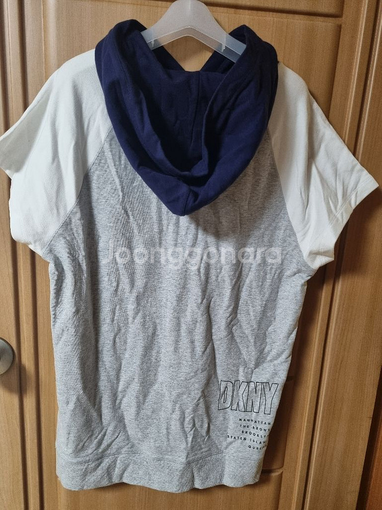 DKNY 정품 남성 후드 티셔츠 새상품 택포--2