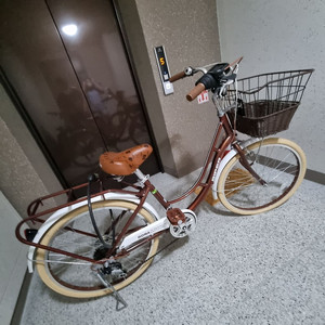 여성용 바구니 자전거