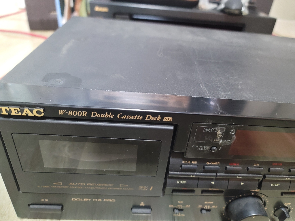 TEAC W-800R ダブルカセットデッキ Double Cassette-