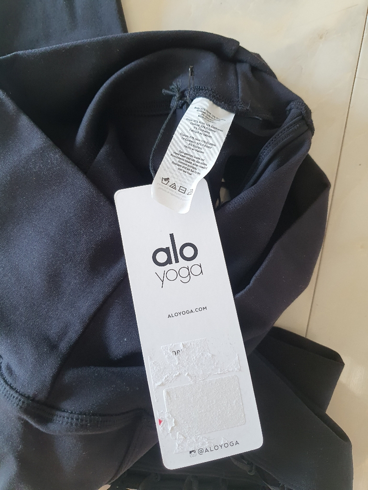 새상품)Alo yoga 하이라인 레이스업 레깅스S 이미지