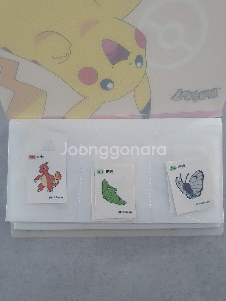 포켓몬 스티커 띠부띠부씰 간이 선풍기 일괄 판매--1