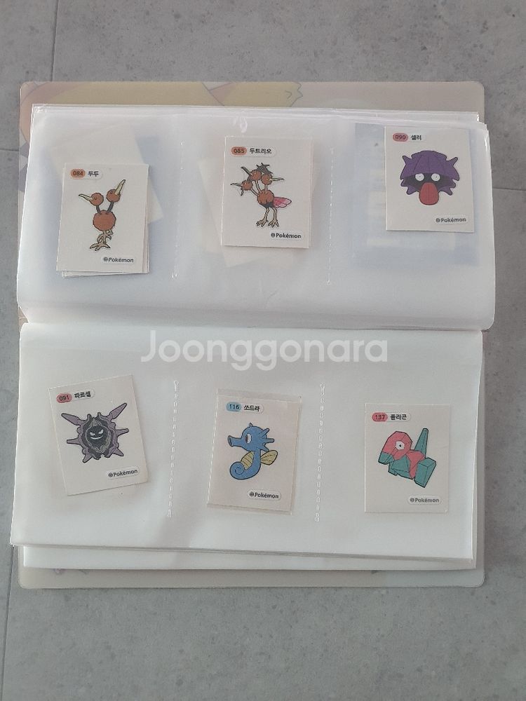 포켓몬 스티커 띠부띠부씰 간이 선풍기 일괄 판매--6
