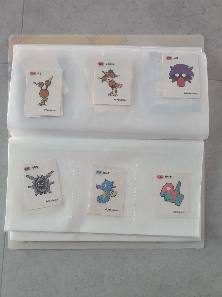 포켓몬 스티커 띠부띠부씰 간이 선풍기 일괄 판매--6