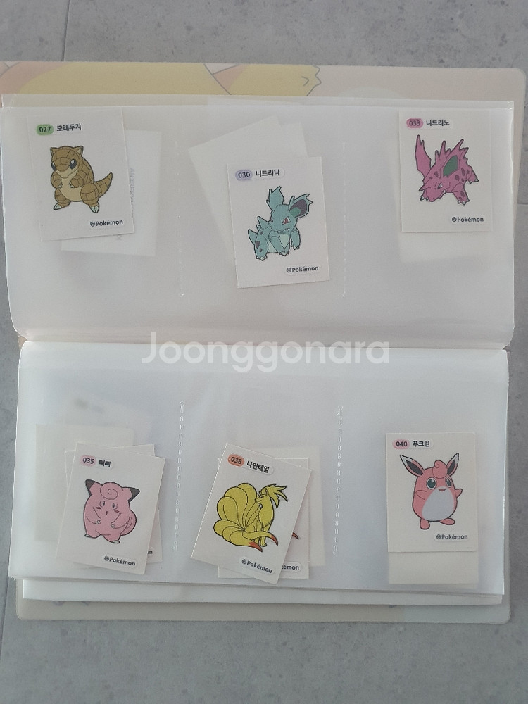 포켓몬 스티커 띠부띠부씰 간이 선풍기 일괄 판매--3