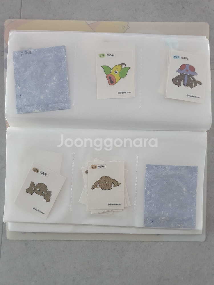 포켓몬 스티커 띠부띠부씰 간이 선풍기 일괄 판매--5