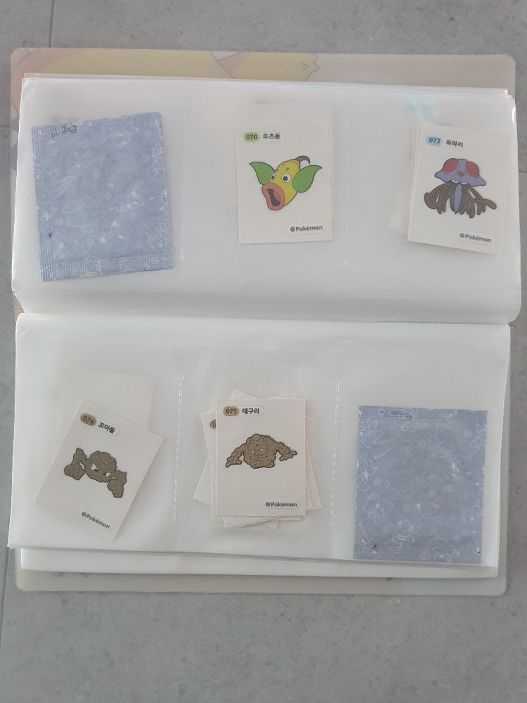 포켓몬 스티커 띠부띠부씰 간이 선풍기 일괄 판매--5