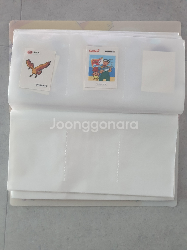 포켓몬 스티커 띠부띠부씰 간이 선풍기 일괄 판매--7