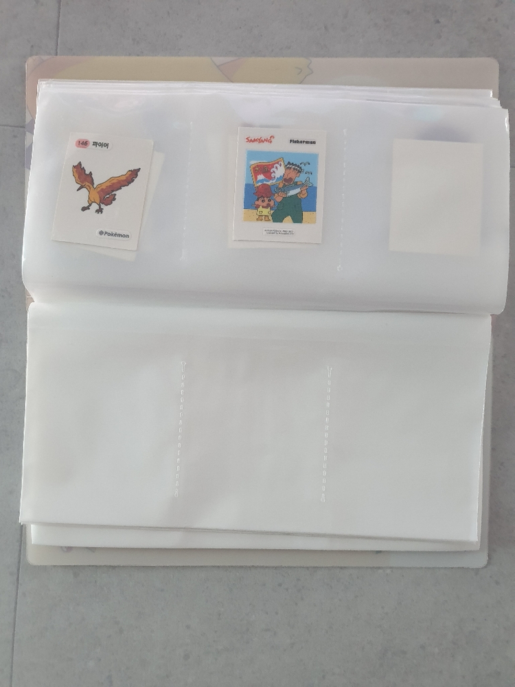 포켓몬 스티커 띠부띠부씰 간이 선풍기 일괄 판매--7