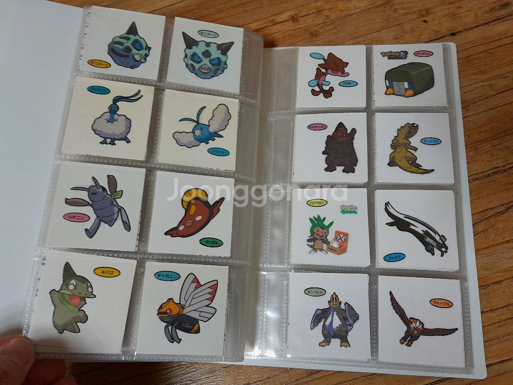 띠부씰 160장 일본판 포켓몬빵--2
