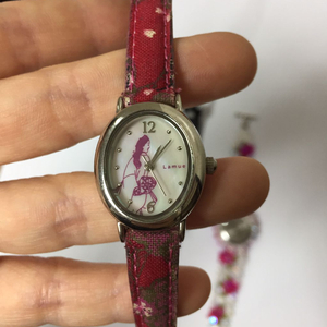 라무 여자 손목시계 얇은줄 시계