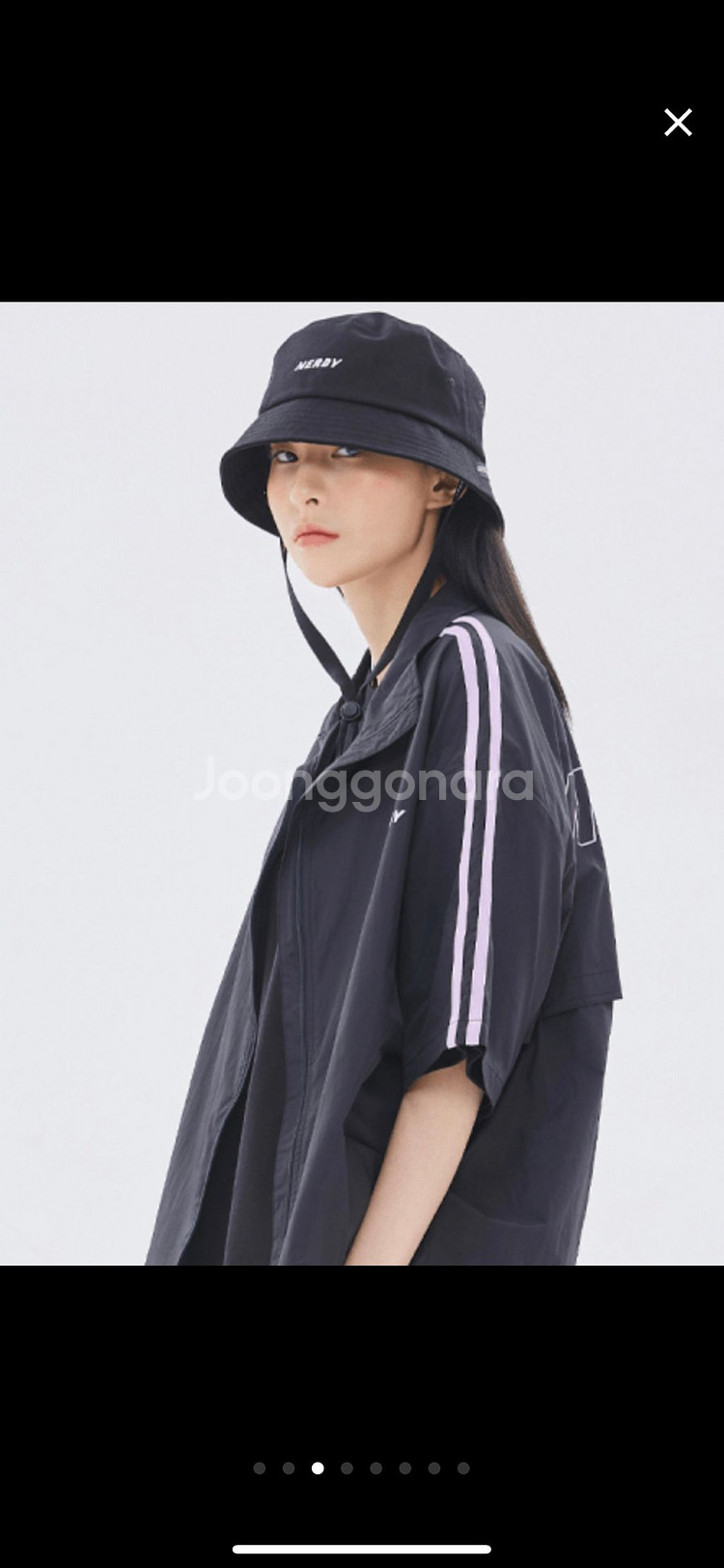 무료배송 NERDY 널디 벙거지 모자 블랙--2