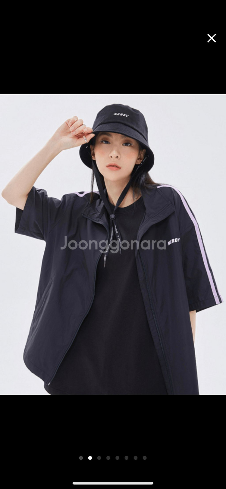 무료배송 NERDY 널디 벙거지 모자 블랙--1