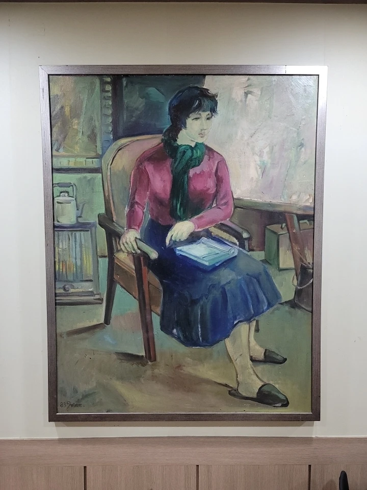 대형 유화 그림 1983년작 이미지