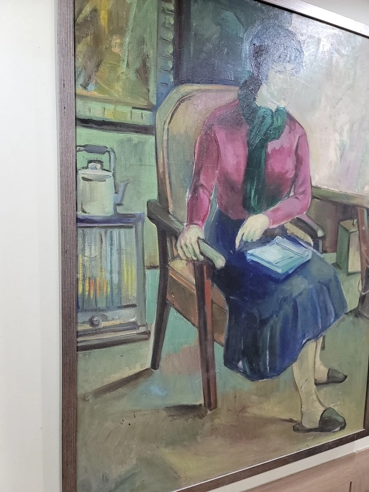 대형 유화 그림 1983년작 이미지