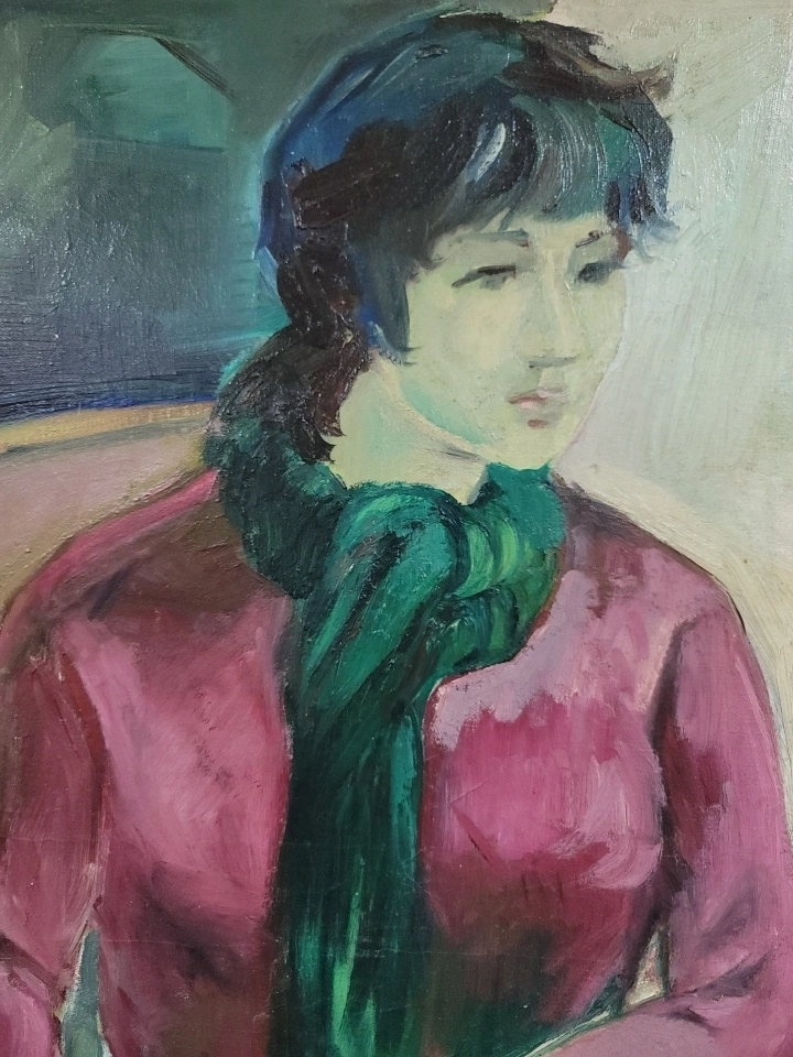 대형 유화 그림 1983년작 이미지