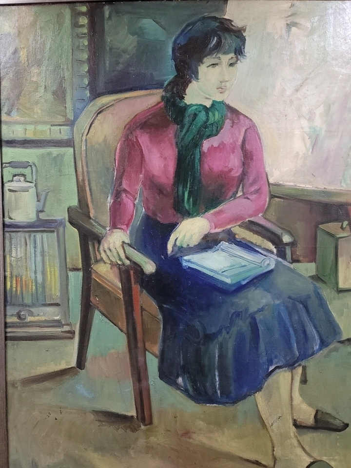 대형 유화 그림 1983년작 이미지