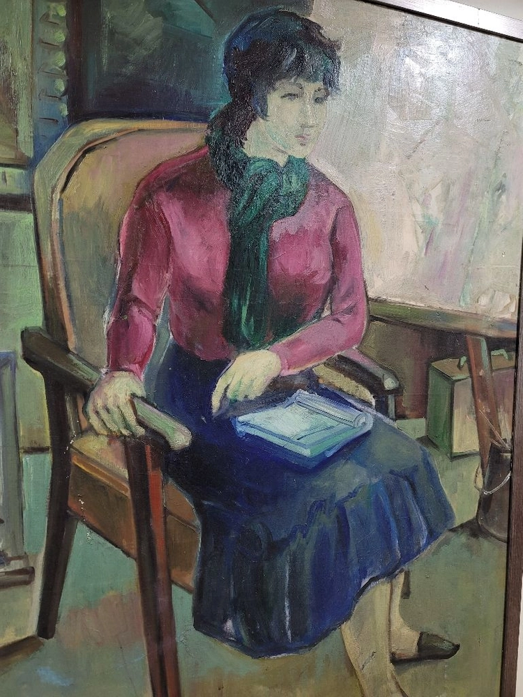 대형 유화 그림 1983년작 이미지