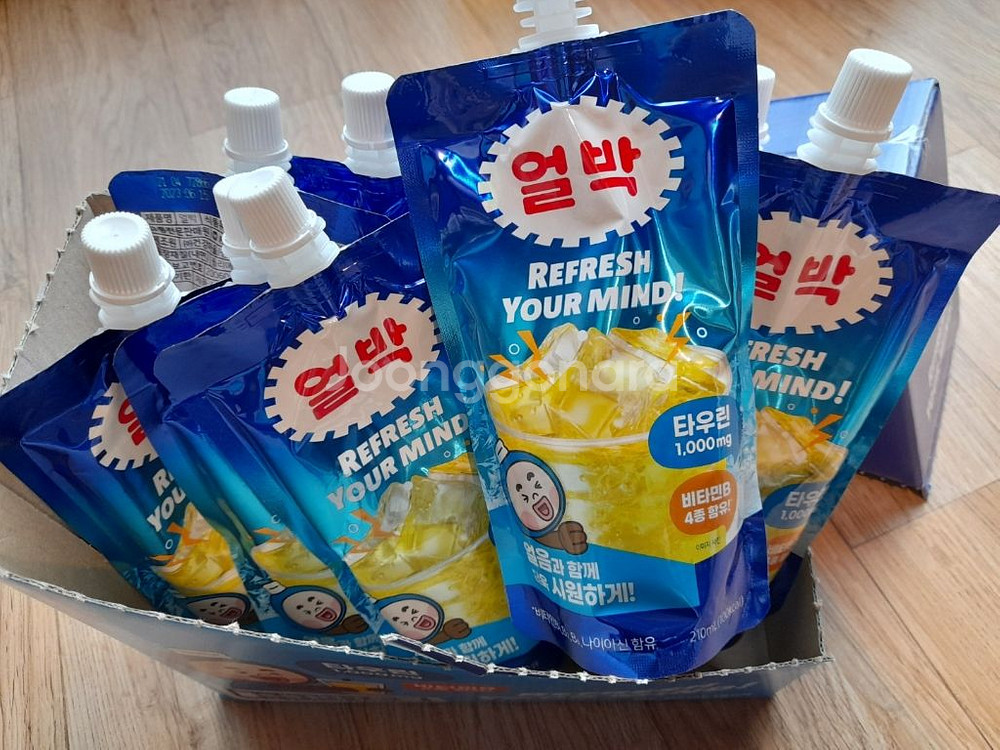 얼려먹는 박카스 음료수 아이스크림--0