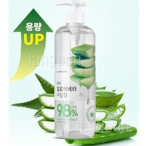 수분보습 제주산 알로에 베라 98% 수딩젤 500ml