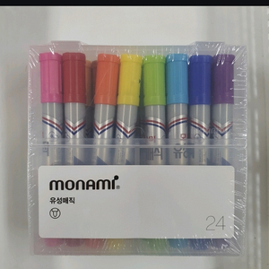 모나미 매직 24색 새상품