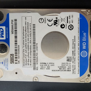 WD 500Gb 2.5인치